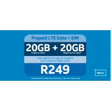 SIM Only + 40GB Telkom Data Bundle